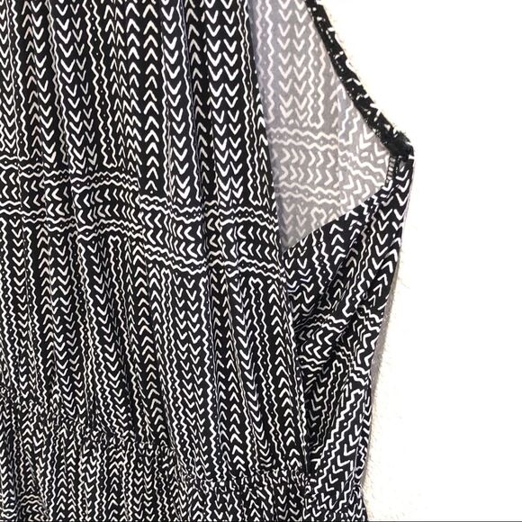 BCBGeneration Shirred Waist Tribal Print Dress S - Picture 7 of 8